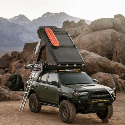 Tenda di tetto off-road con struttura in alluminio ad alto carico e indice di impermeabilità