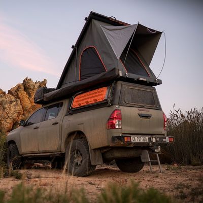 Tenda di tetto off-road con struttura in alluminio ad alto carico e indice di impermeabilità