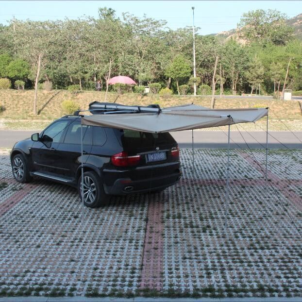 9 kg Peso lordo Tolte laterali per auto con tenda da campeggio e doccia Pieghevole Dimensioni 162X19X10cm