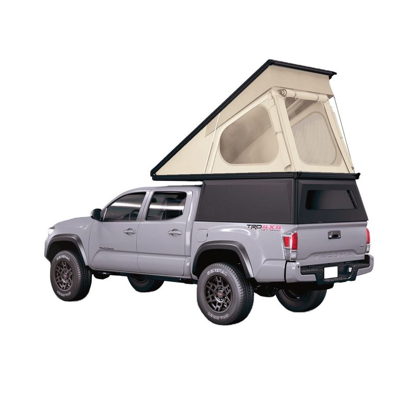 Canvas di tessuto Campeggio all'aperto Tenda selvaggia 2022 Truck pickup con copertina dura Tenda superiore con tetto più grande